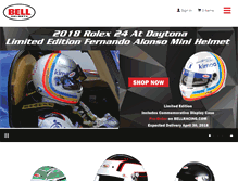 Tablet Screenshot of bellracing.com